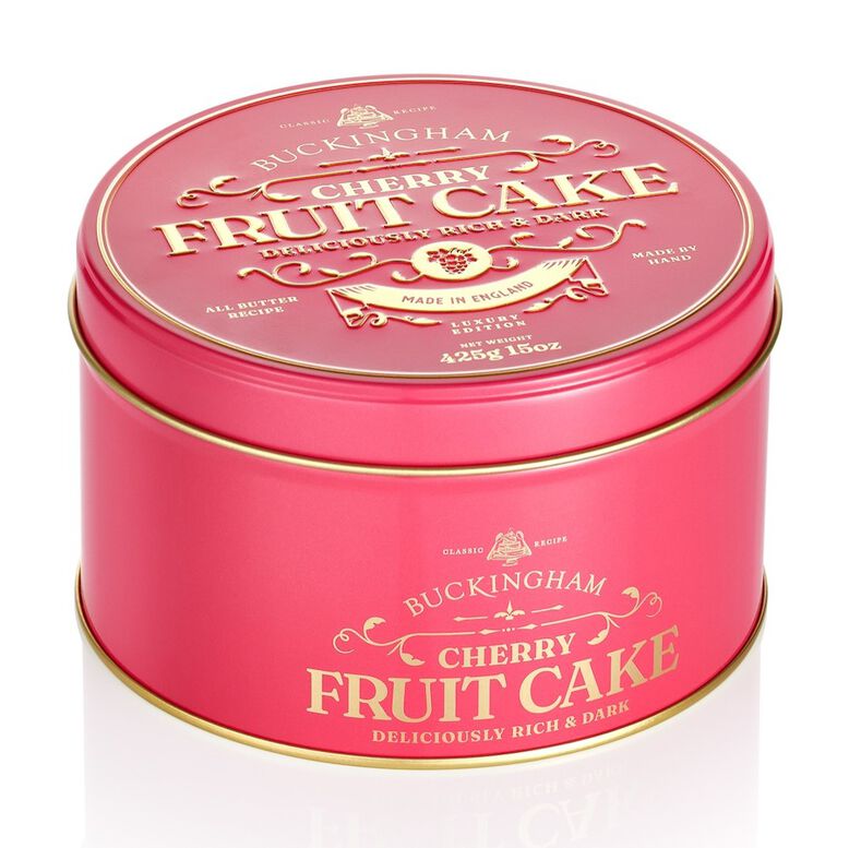 'Buckingham' Cherry & Kirsch Fruit Cake 425g, , hi-res